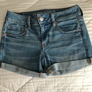 American Eagle Blue Jean Shorts